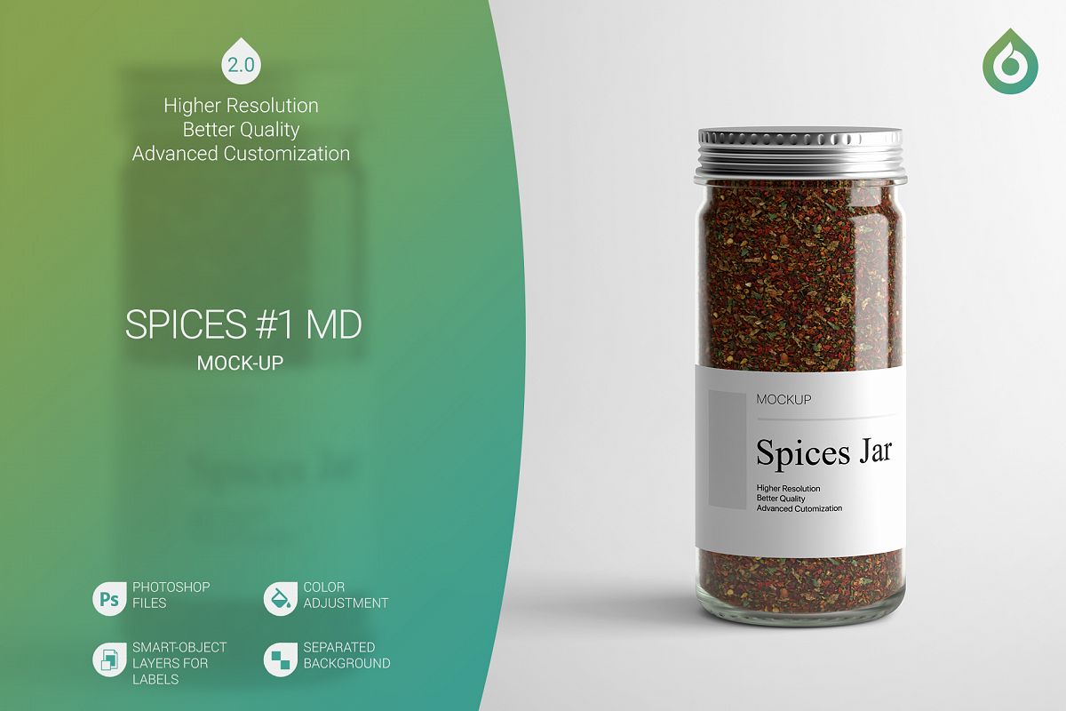 Free spices jar mockup to showcase your spices packaging design in a photorealistic look. 70 Best Spice Jar Mockup Templates Graphic Design Resources