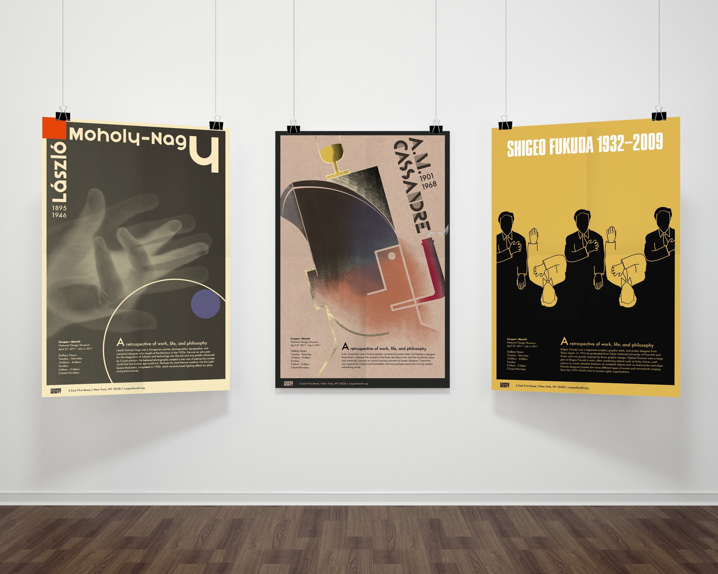Tons of poster and picture mockups of different. Cooper Hewitt Poster Series Jake Schlehuber