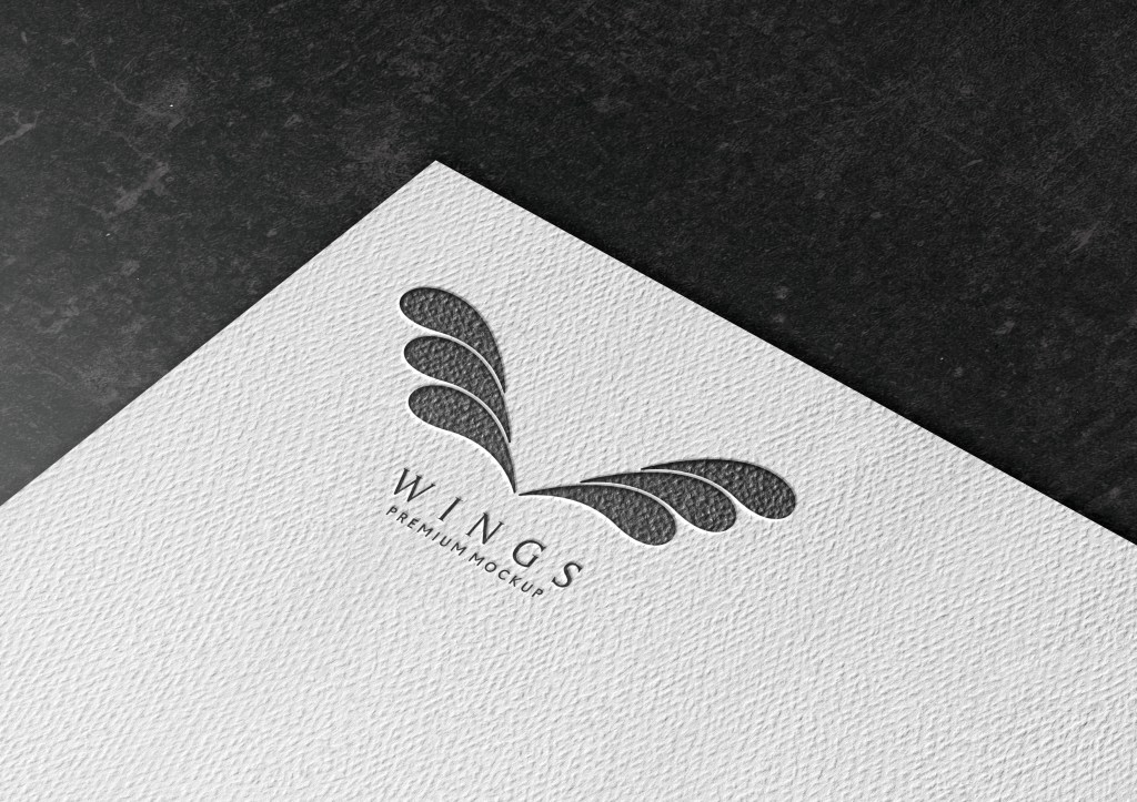 13+ Download White Paper Logo Mockup PSD