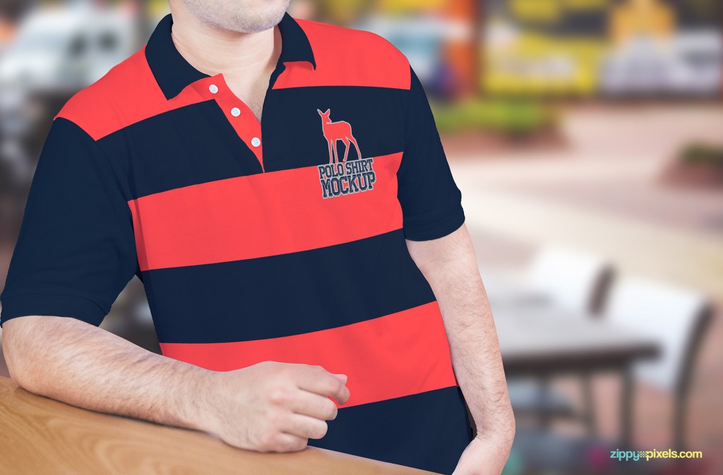 39+ Download Polo T Shirt Back Mockup&nbsp;PSD