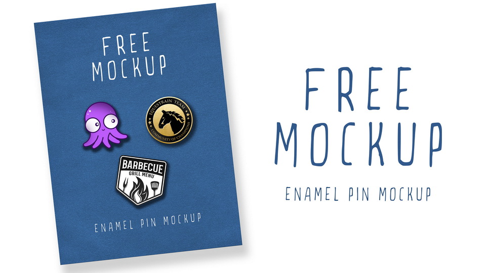 50+ Download Enamel Pin Mockup Free&nbsp;PSD